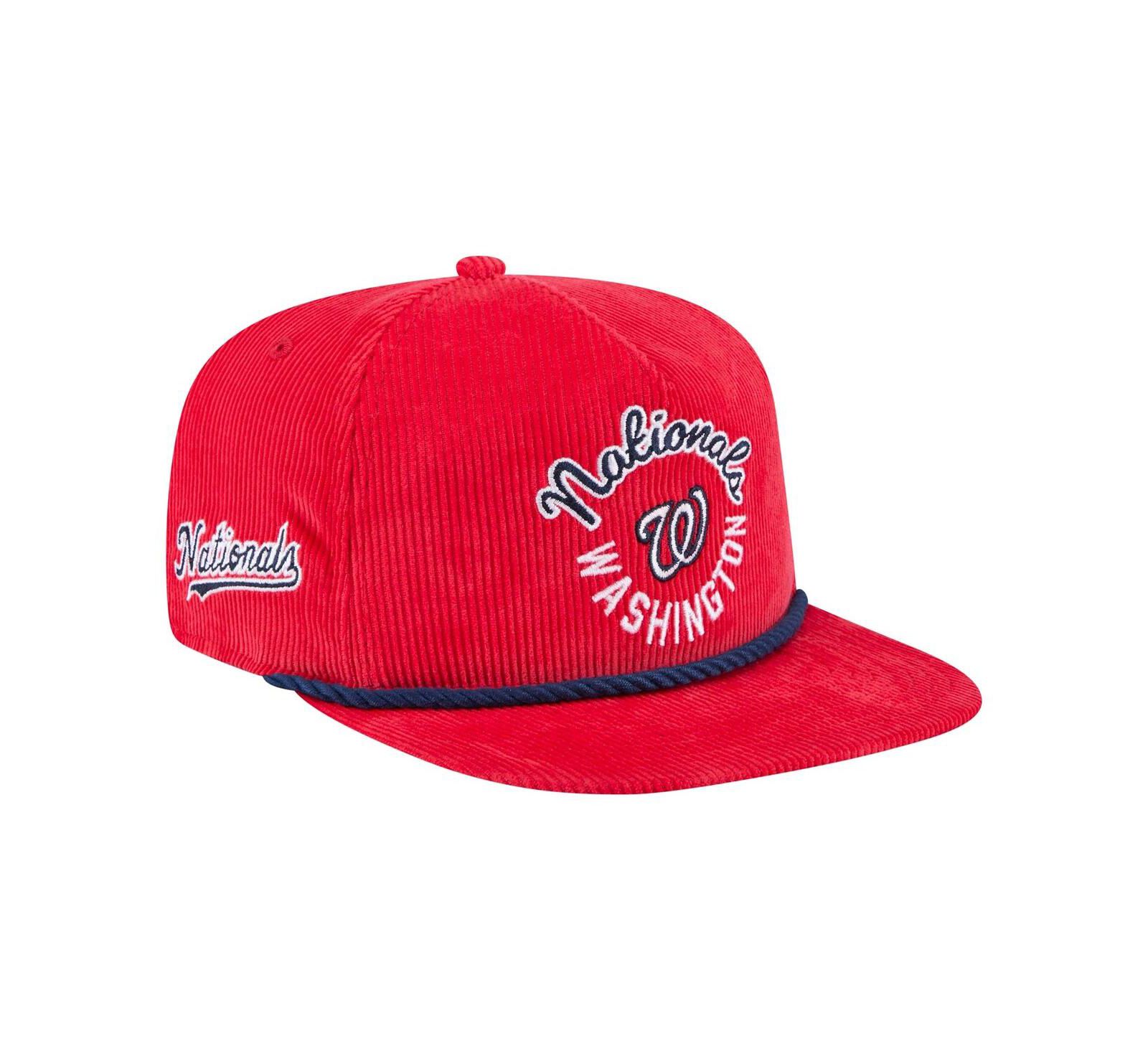 Мужская кепка New Era Washington Nationals Full Circle Corduroy Golfer Adjustable