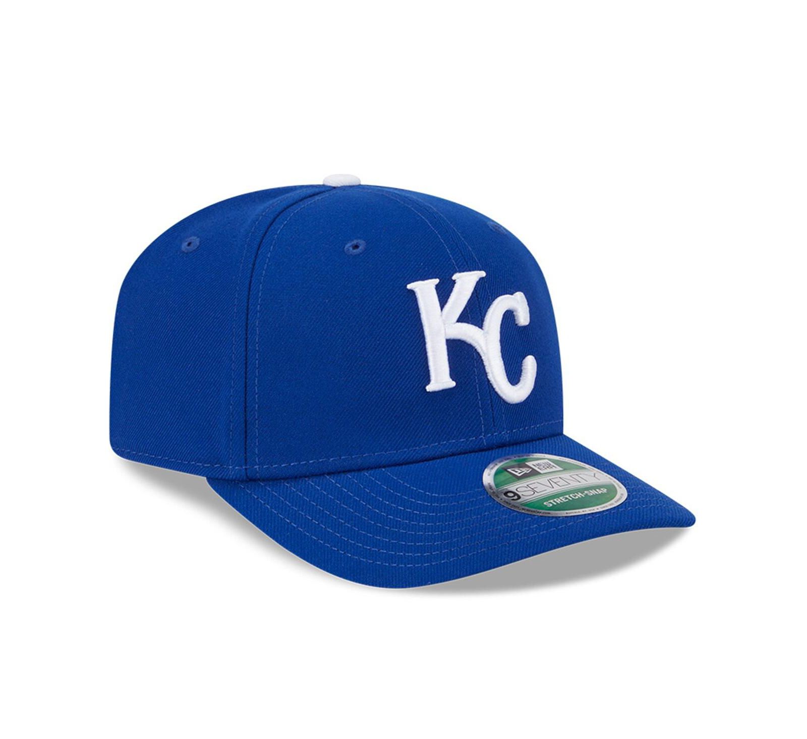New Era Мужская регулируемая кепка New Era Royal Kansas City Royals Player Replica 9SEVENTY