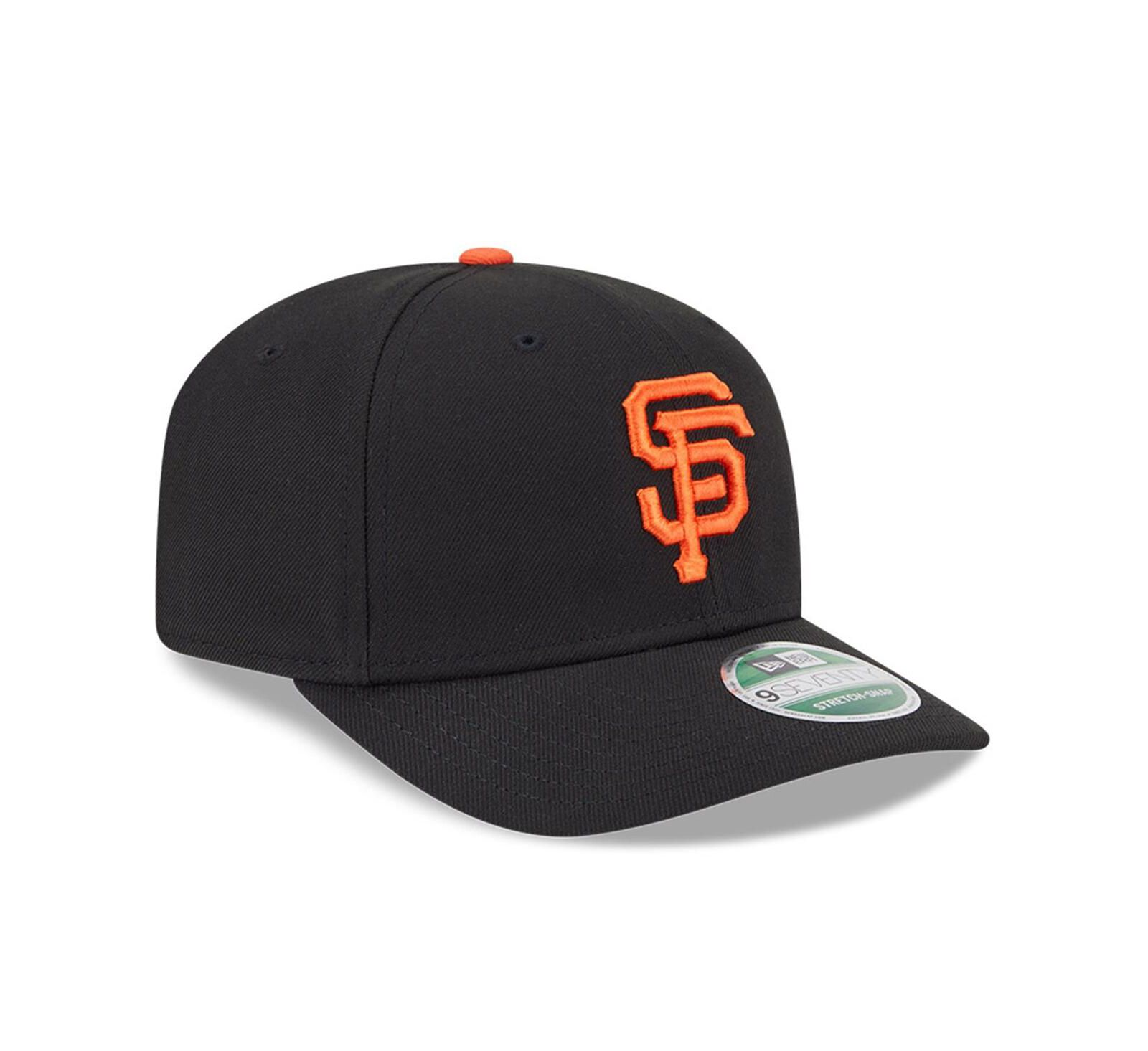 Мужская кепка New Era San Francisco Giants Player Replica 9SEVENTY регулируемая черного цвета