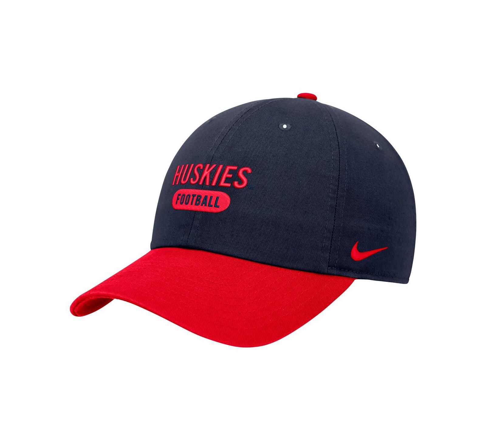 Nike Men's Navy UConn Huskies Color Block Club Adjustable Hat
