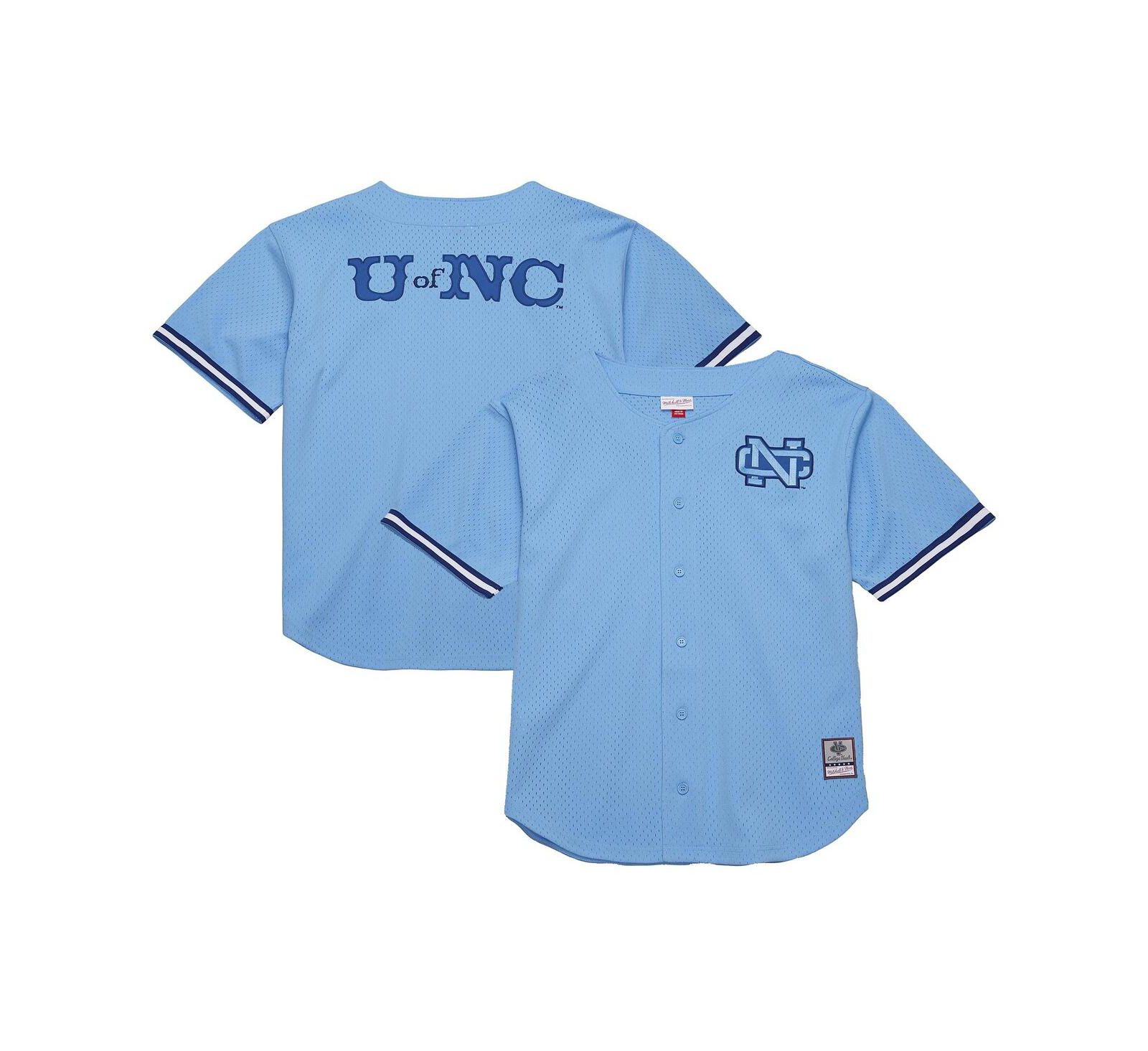 Мужская винтажная сетчатая джерси Mitchell & Ness Carolina Blue North Carolina Tar Heels