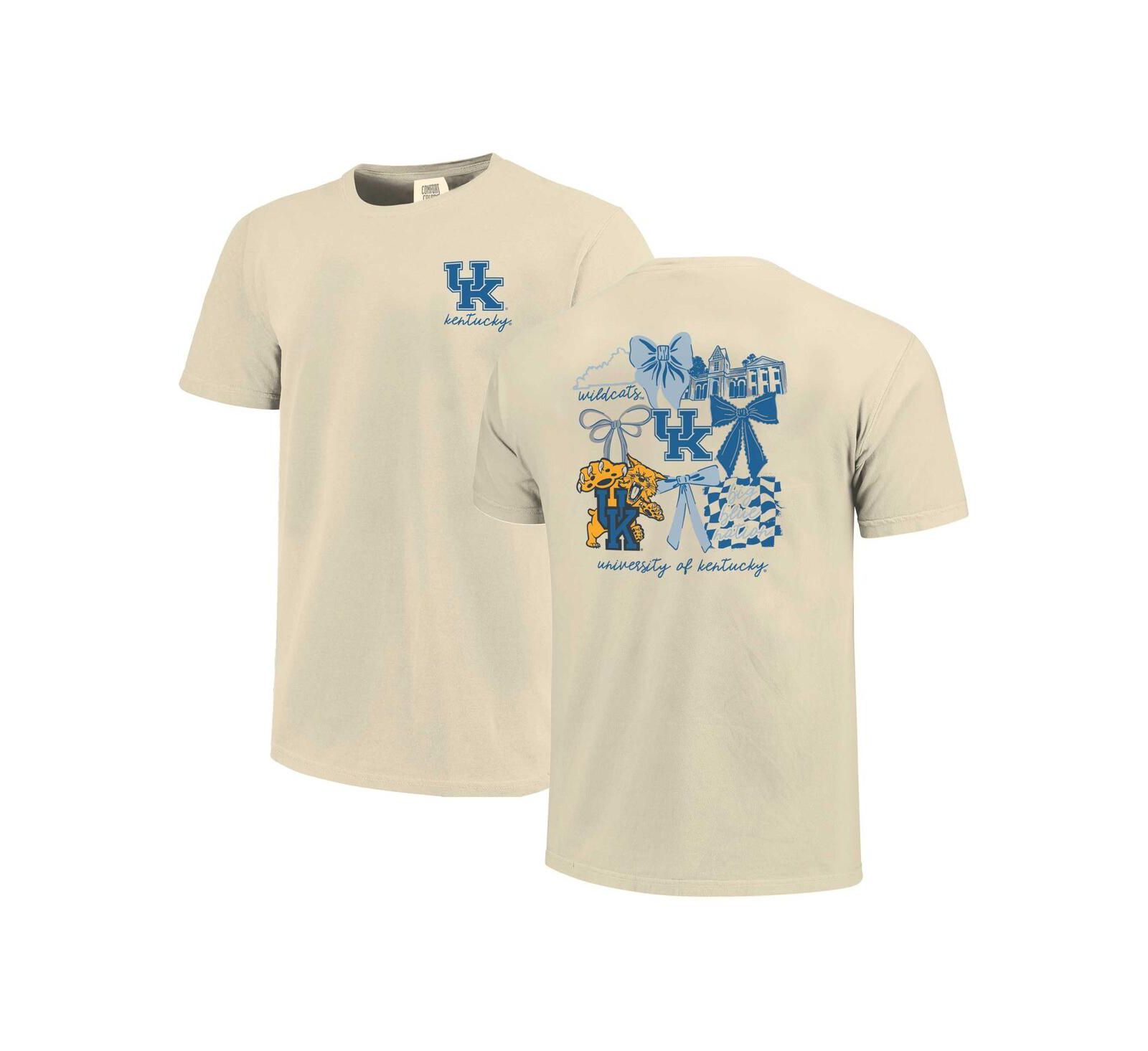 Image One Men's and Women's Natural Kentucky Wildcats Comfort Colors Coquette T-Shirt