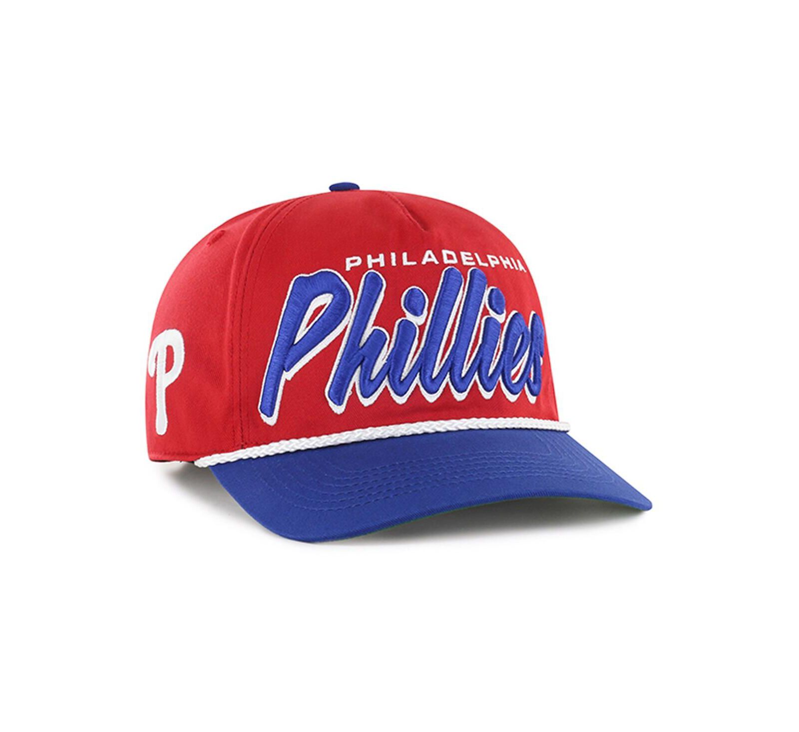 '47 Brand Men's Red Philadelphia Phillies Drop Shadow Rope Hitch Adjustable Hat