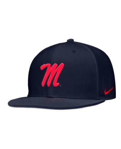 Nike Men's Navy Ole Miss Rebels On-Field Baseball Performance Fitted Hat
