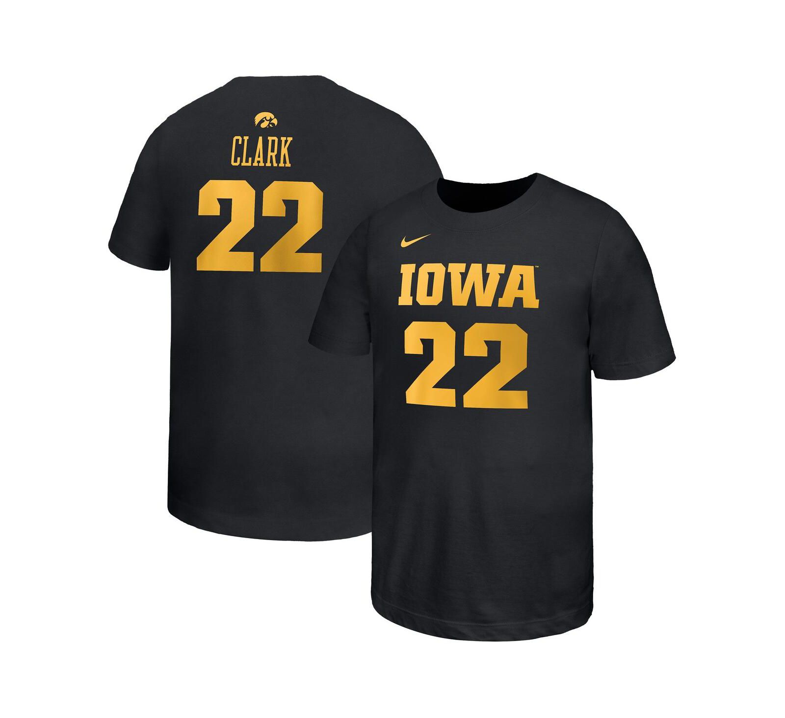 Футболка Nike Caitlin Clark Black Iowa Hawkeyes