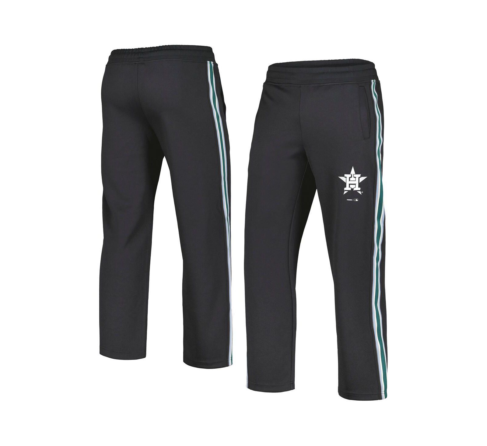 PLEASURES Men's Black Houston Astros Ballpark Track Pants