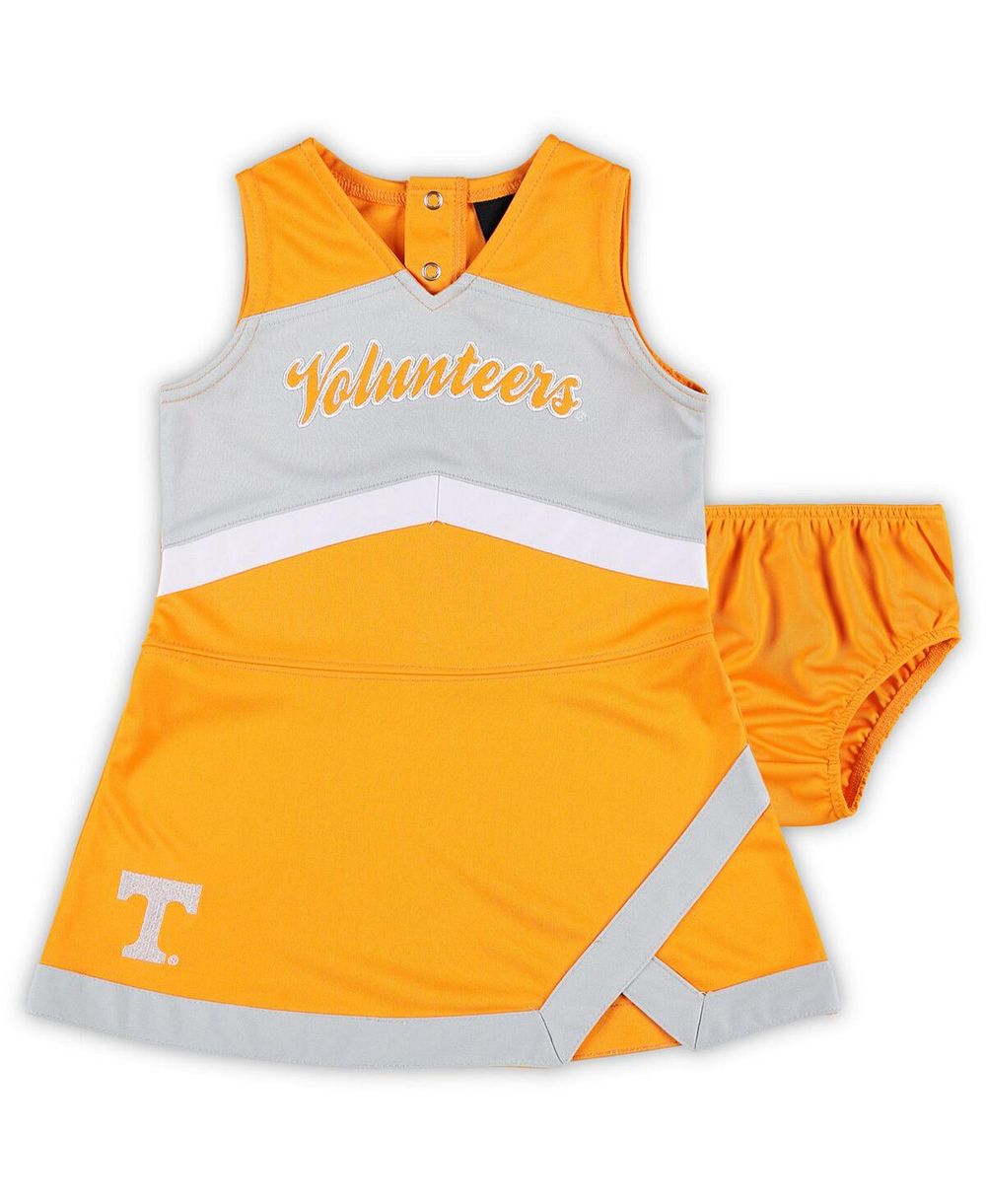 Детский костюм Outerstuff Girls 2-Piece Tennessee Orange Tennessee Volunteers Cheer Captain