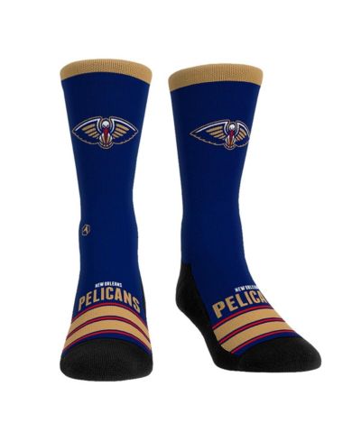 Носки Rock 'Em New Orleans Pelicans Gametime Stripe Crew, для мужчин и женщин