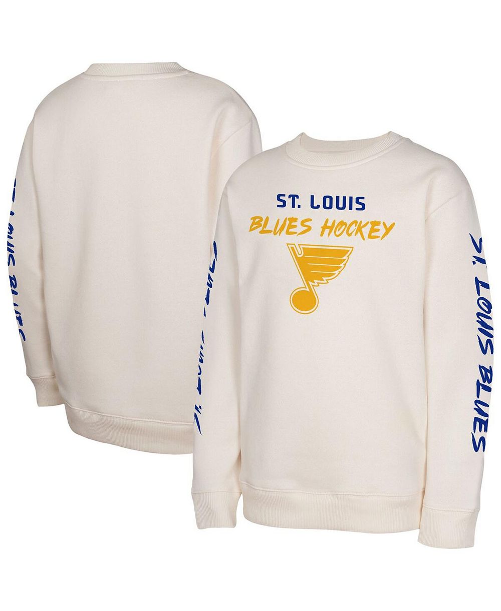Детский свитшот Outerstuff Big Boys and Girls St. Louis Blues Star Power