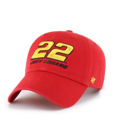 '47 Brand красная регулируемая кепка Joey Logano Clean Up