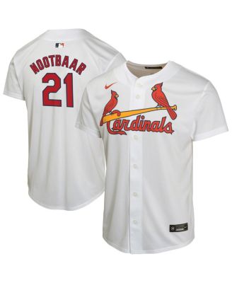 Детская игровая джерси Nike Lars Nootbaar White St. Louis Cardinals Home Game