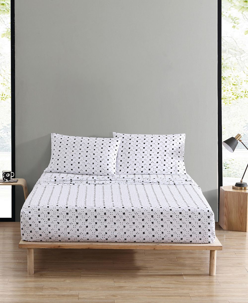 Комплект из 4-х простыней Marimekko Kukkaketo 200-Thread Count Cotton Percale, King