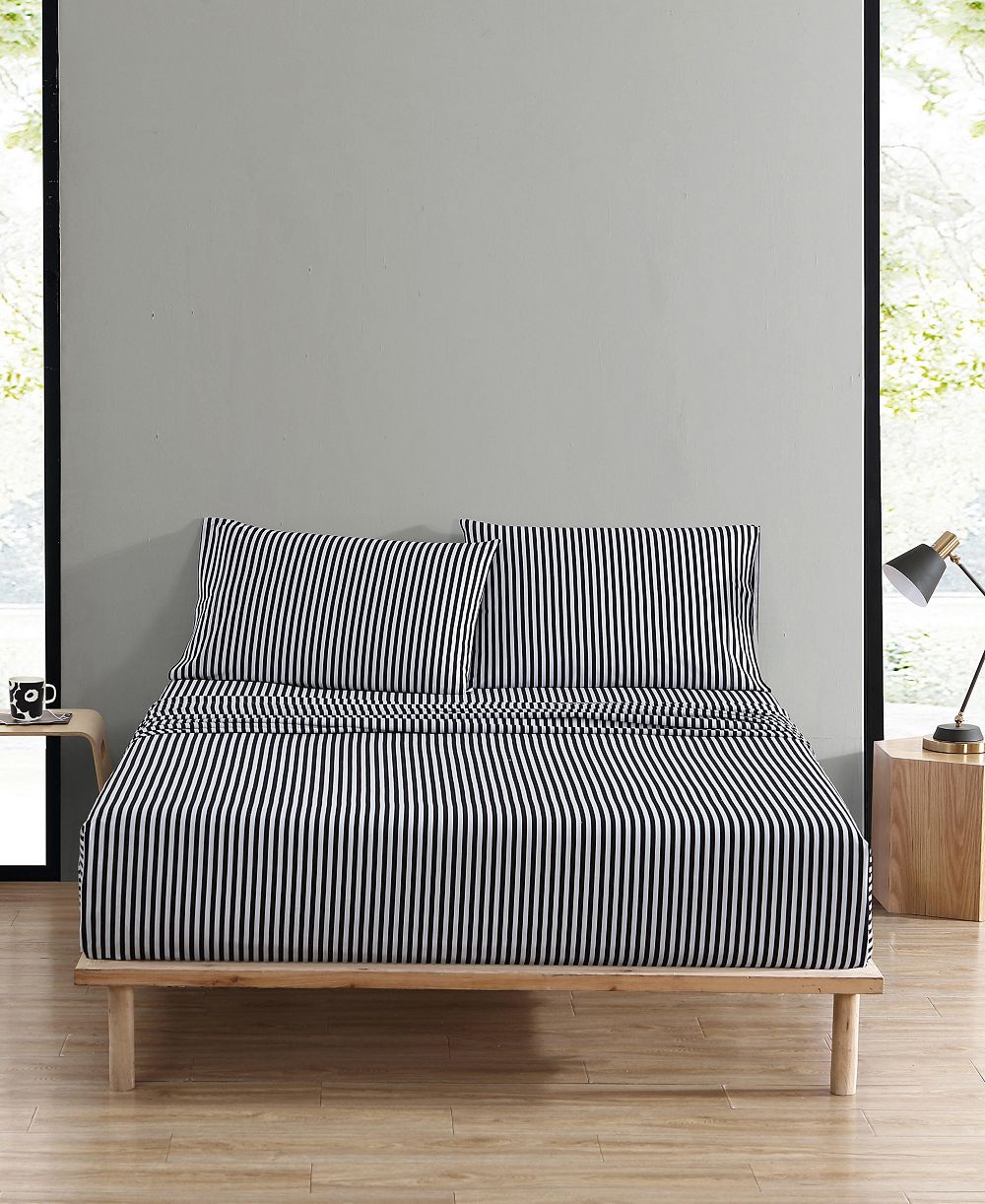 Комплект постельного белья Marimekko Ajo, хлопок перкаль, 4 шт., King