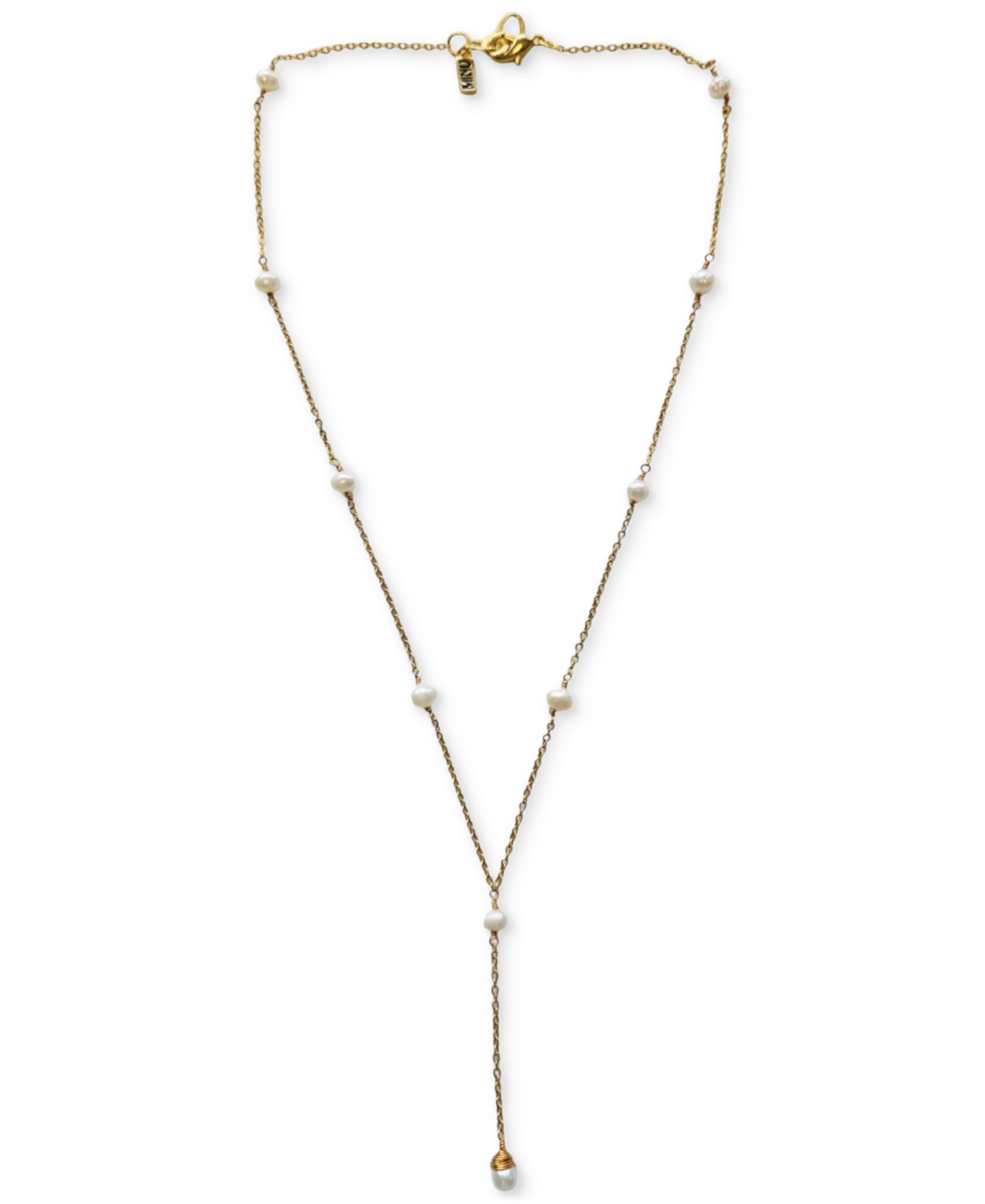 MINU Jewels Freshwater Pearl 18" Lariat Necklace