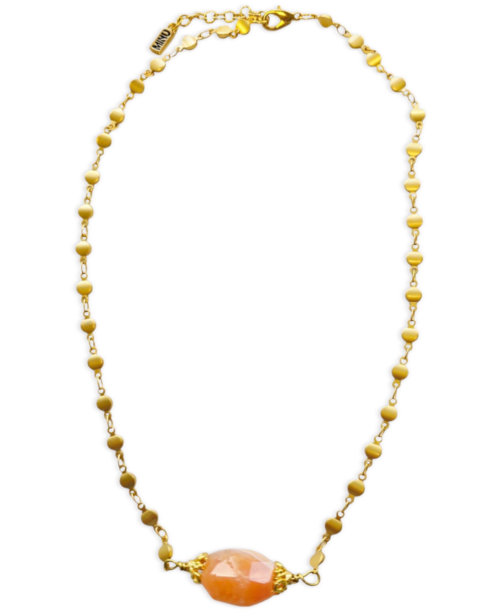 MINU Jewels Gemstone Statement Necklace, 16" + 2" extender