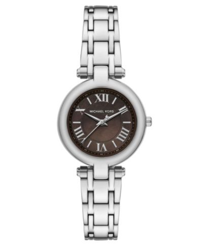 Женские часы Michael Kors Laney Three-Hand, серебристый цвет, нержавеющая сталь, 30mm
