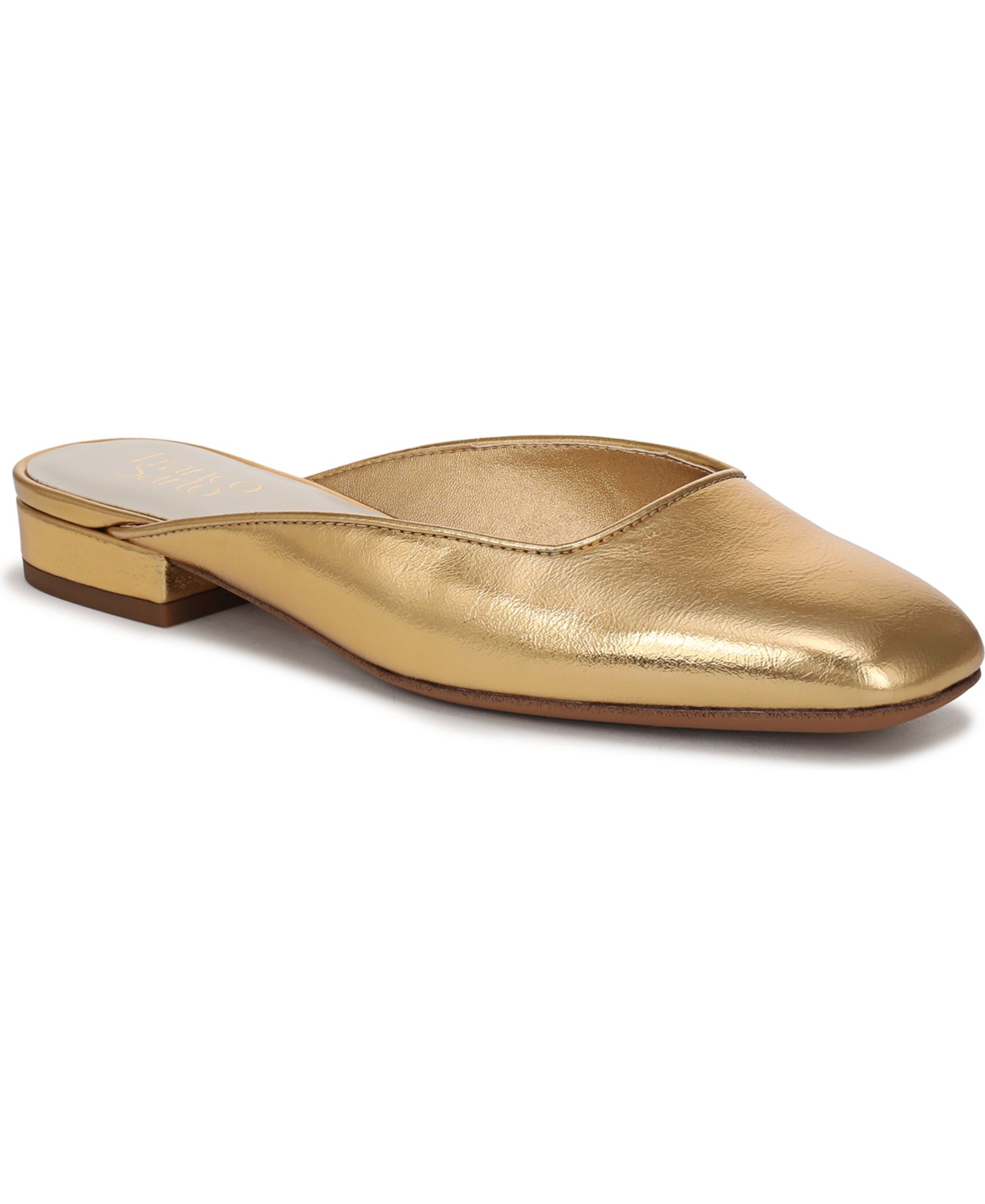 Franco Sarto Women's Dayla Square Toe Block Heel Mules