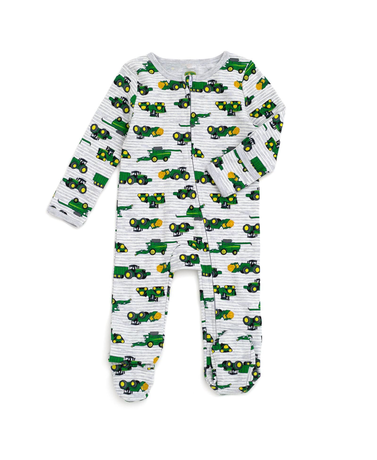 John Deere Baby Boys Zip-Up Footed Sleep N Play
