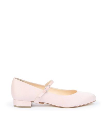 Alterre Women's Rose Satin Twiggy Customizable Ballet Flats