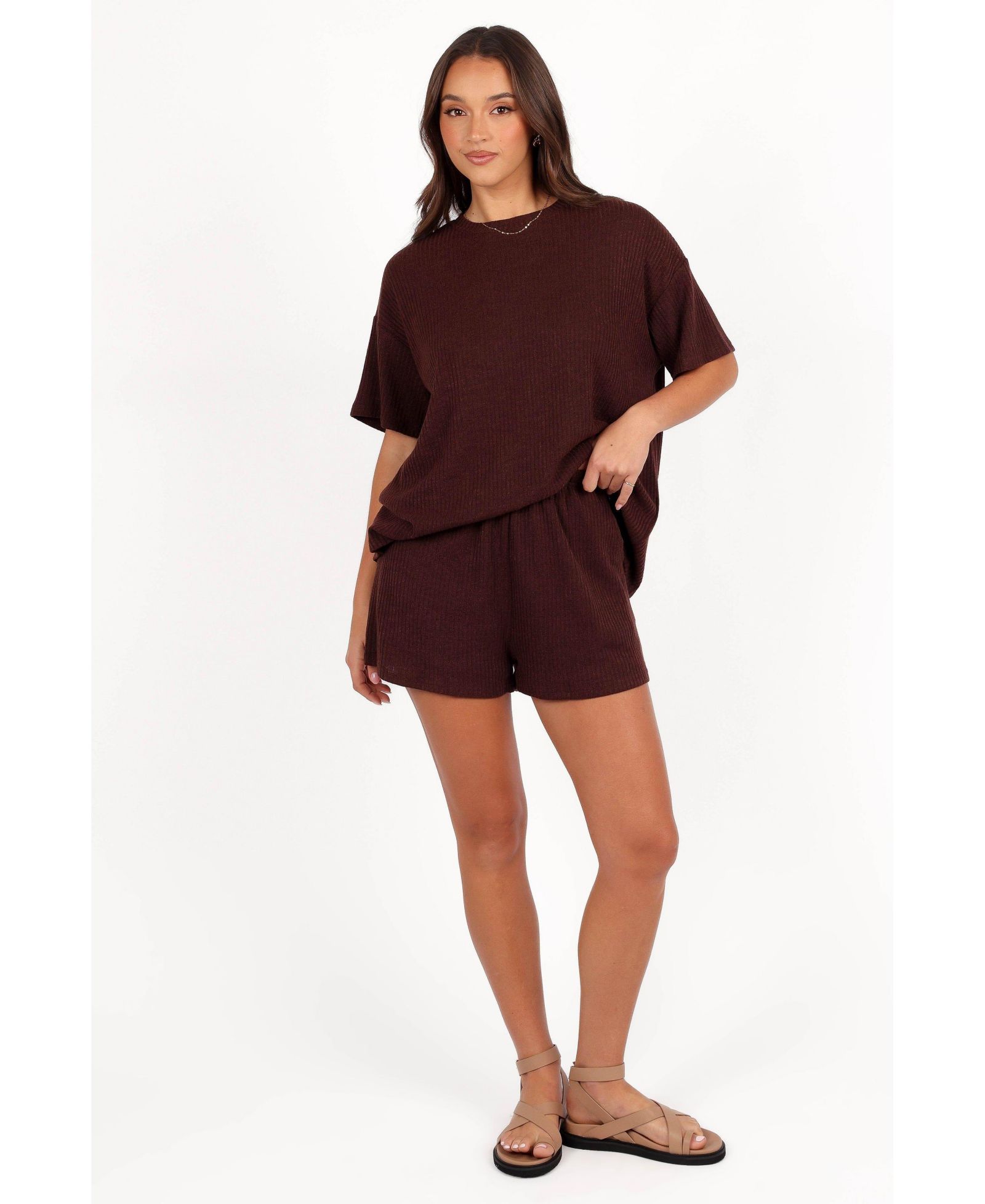 Комплект из двух предметов Petal and Pup Granger Knit Short - Blue