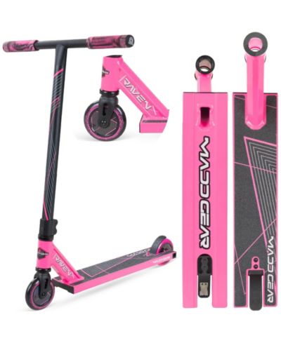 Pro Stunt Scooter for Kids Ages 5 - 12 – Lightweight Durable Trick Scooter for Skatepark and Street – Madd Gear MG1 - Pink