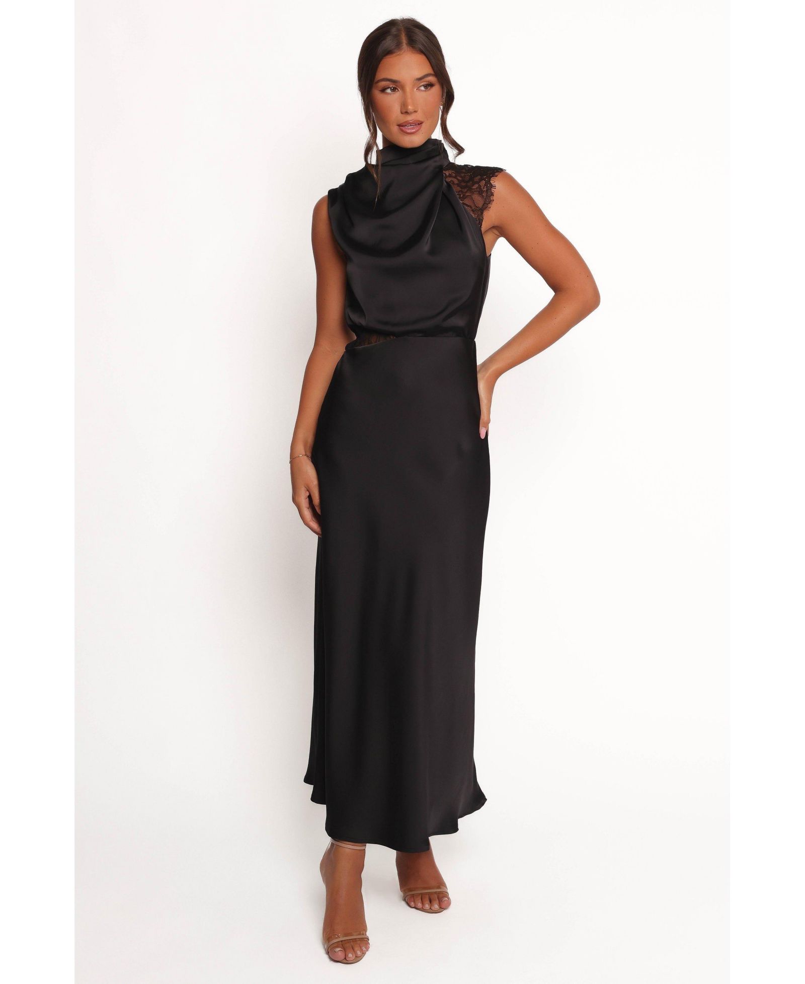 Женское платье Petal and Pup Anabelle Halter Neck Lace Maxi
