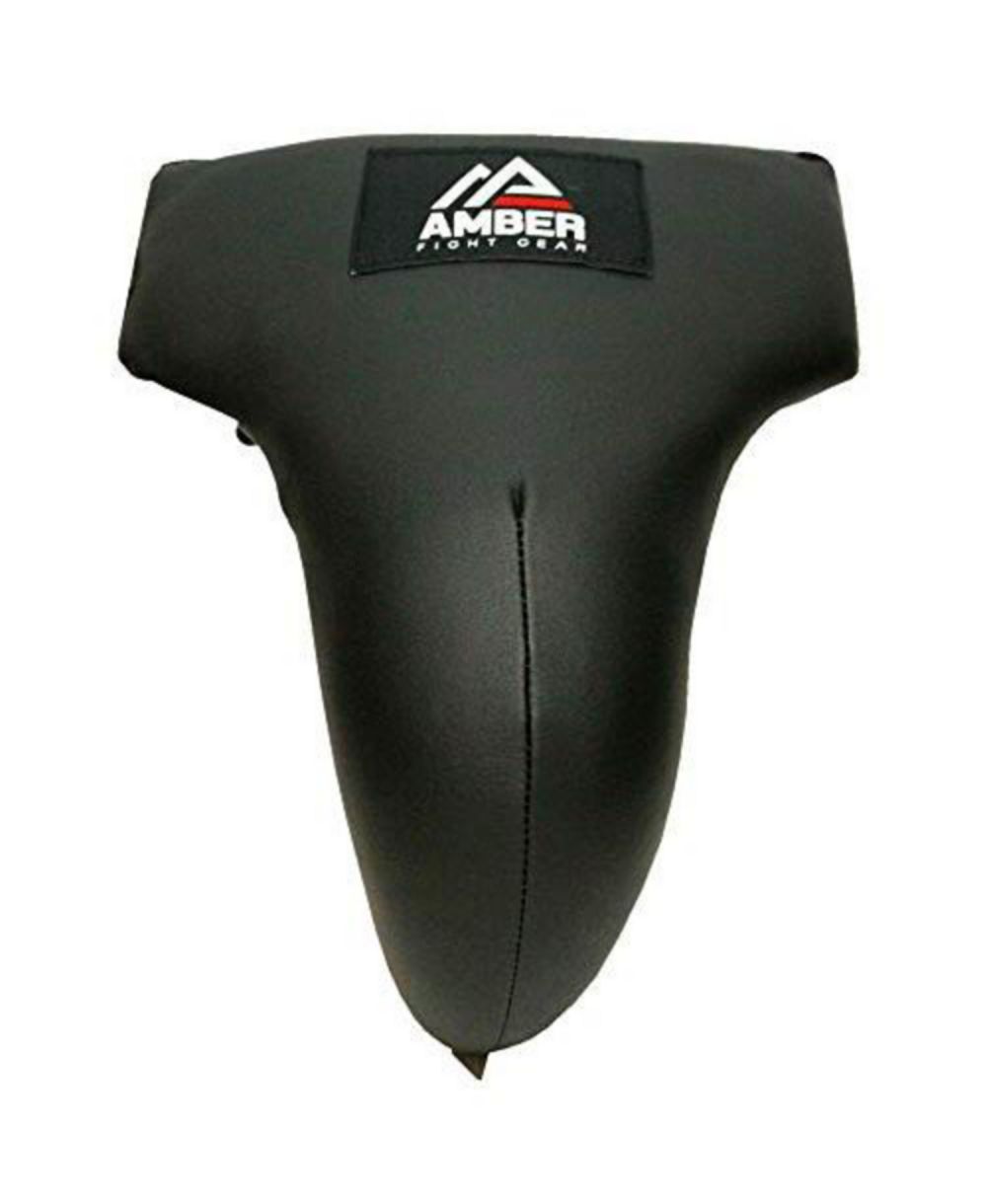 Boxing MMA Groin & Abdominal Protector, High-Density EVA Foam, PU Leather Shell, Deep Cup Protection, Lightweight & Comfortable for Boxing, Kickboxing, Muay Thai & Contact Sports, Medium