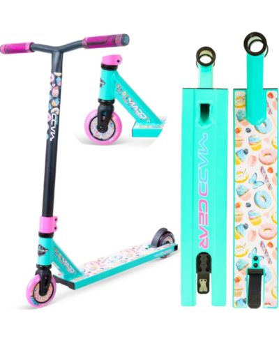 Pro Stunt Scooter for Kids Ages 5+ – Lightweight Durable Trick Scooter for Skatepark and Street – Madd Gear MG2 - Sugar Rush