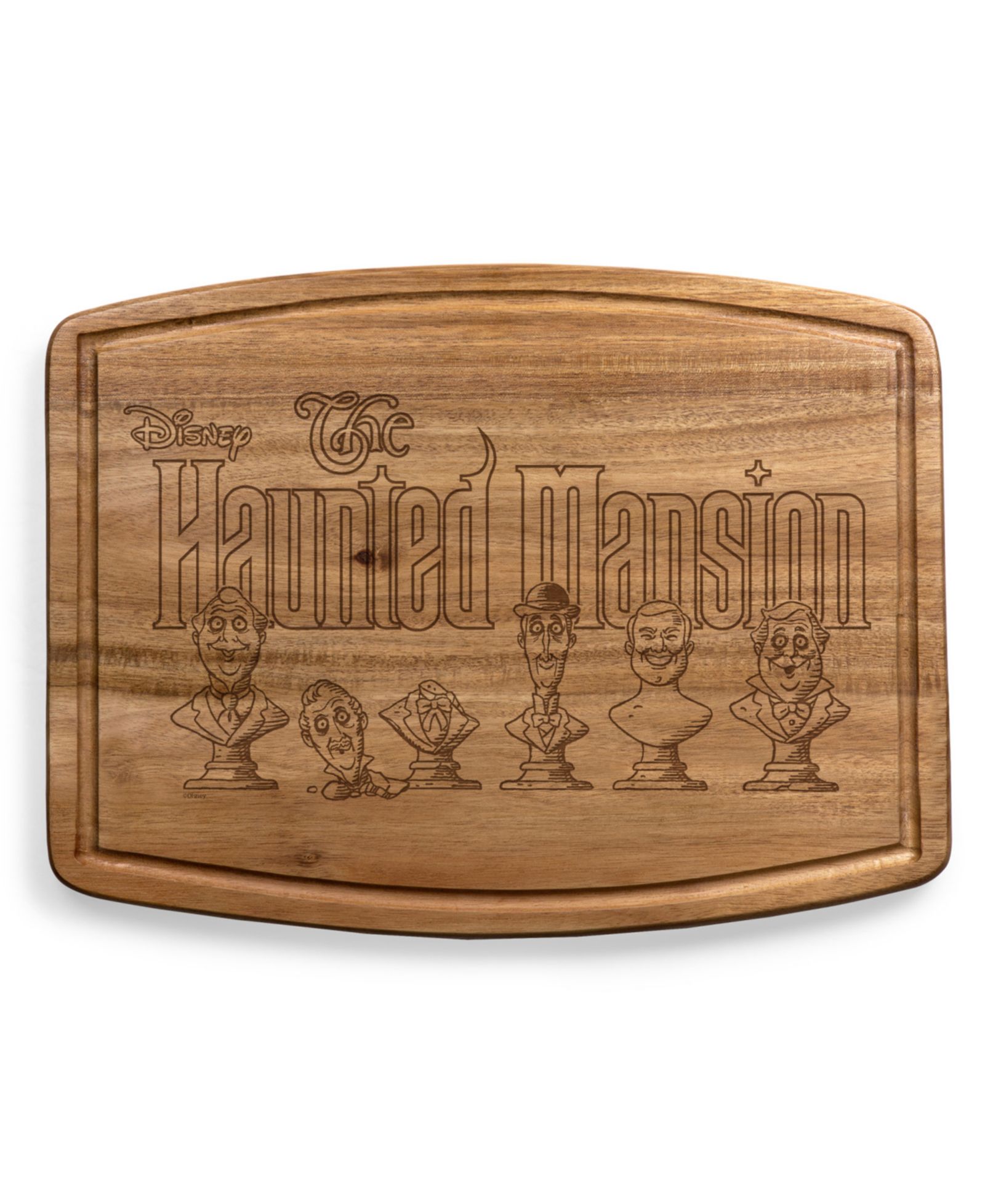 Разделочная доска Toscana Haunted Mansion Busts Ovale Acacia