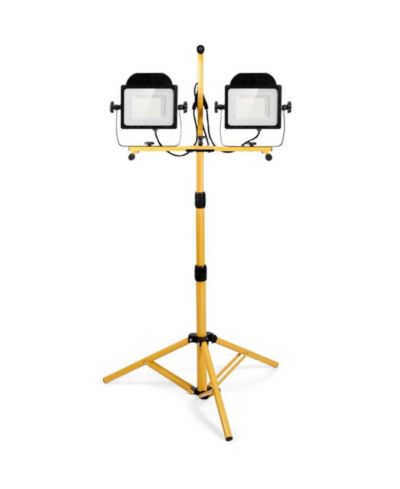 Ecooso 100 W 10 000 lm LED Dual-Head Work Light with Stand