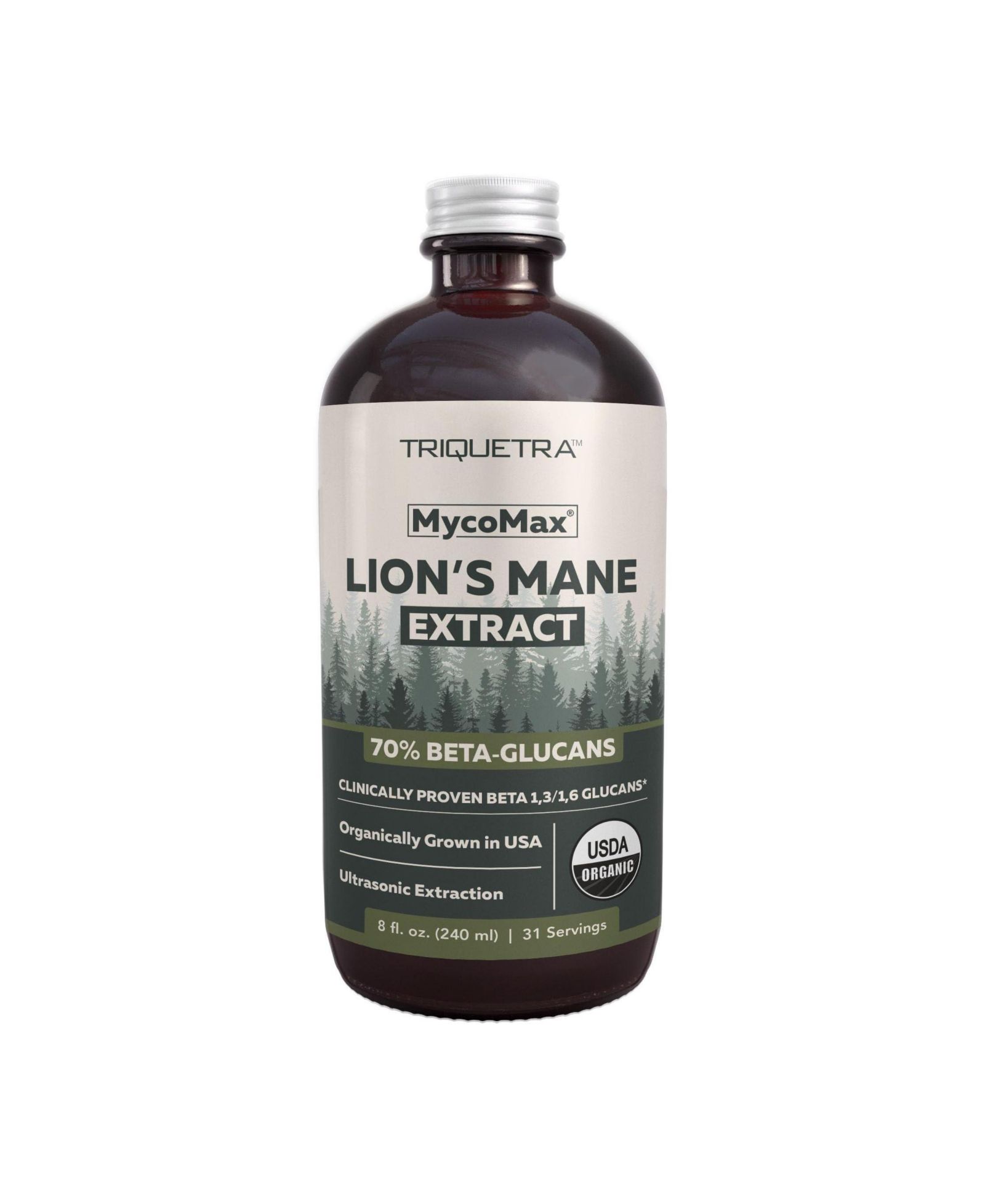 MycoMax экстракт Lion's Mane, добавка 70% Beta Glucans