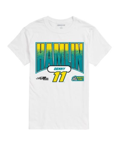 AIRWAVES Мужская футболка NASCAR Denny Hamlin 11 с коротким рукавом