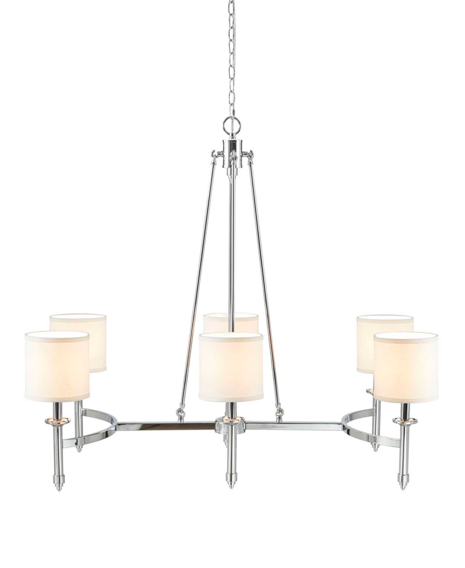Hampton Hill 39.25" Elegenza 6-light Iron Chandelier