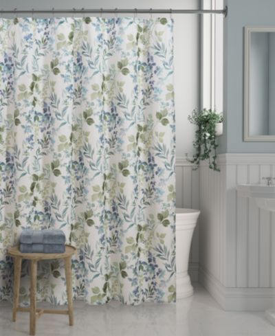 Royal Court Evergreen Shower Curtain, 72" x 70"