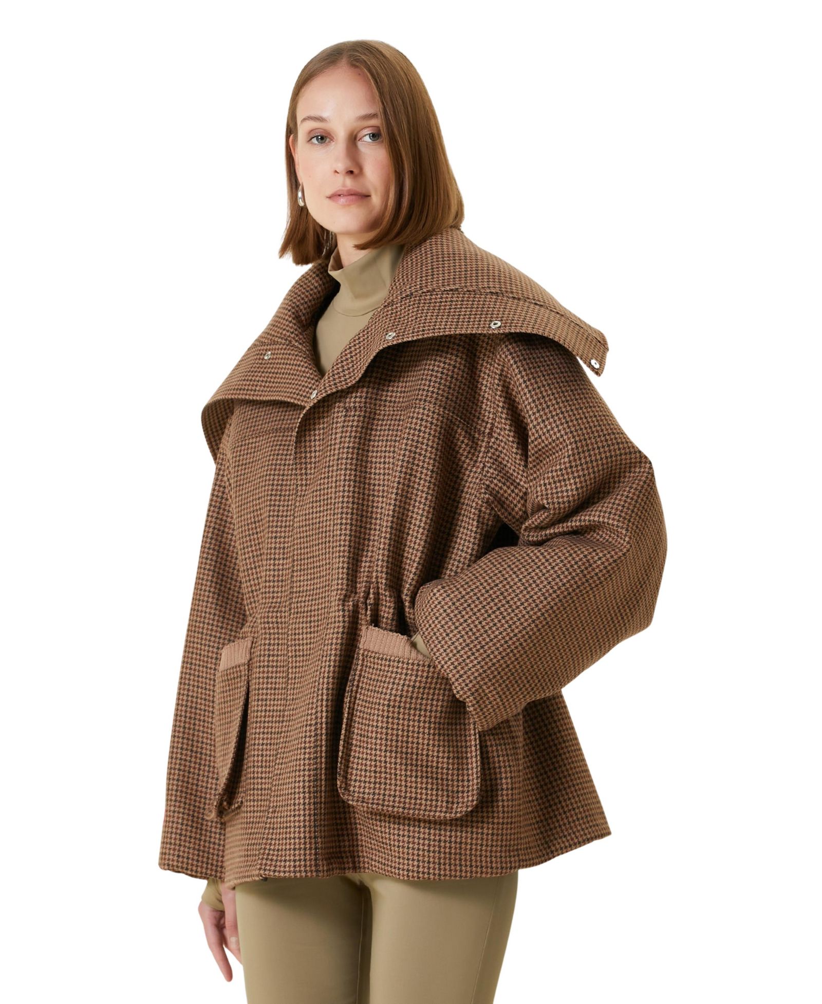 PCFG Women's Wool & Cashmere Blend Oversized Puffer Coat