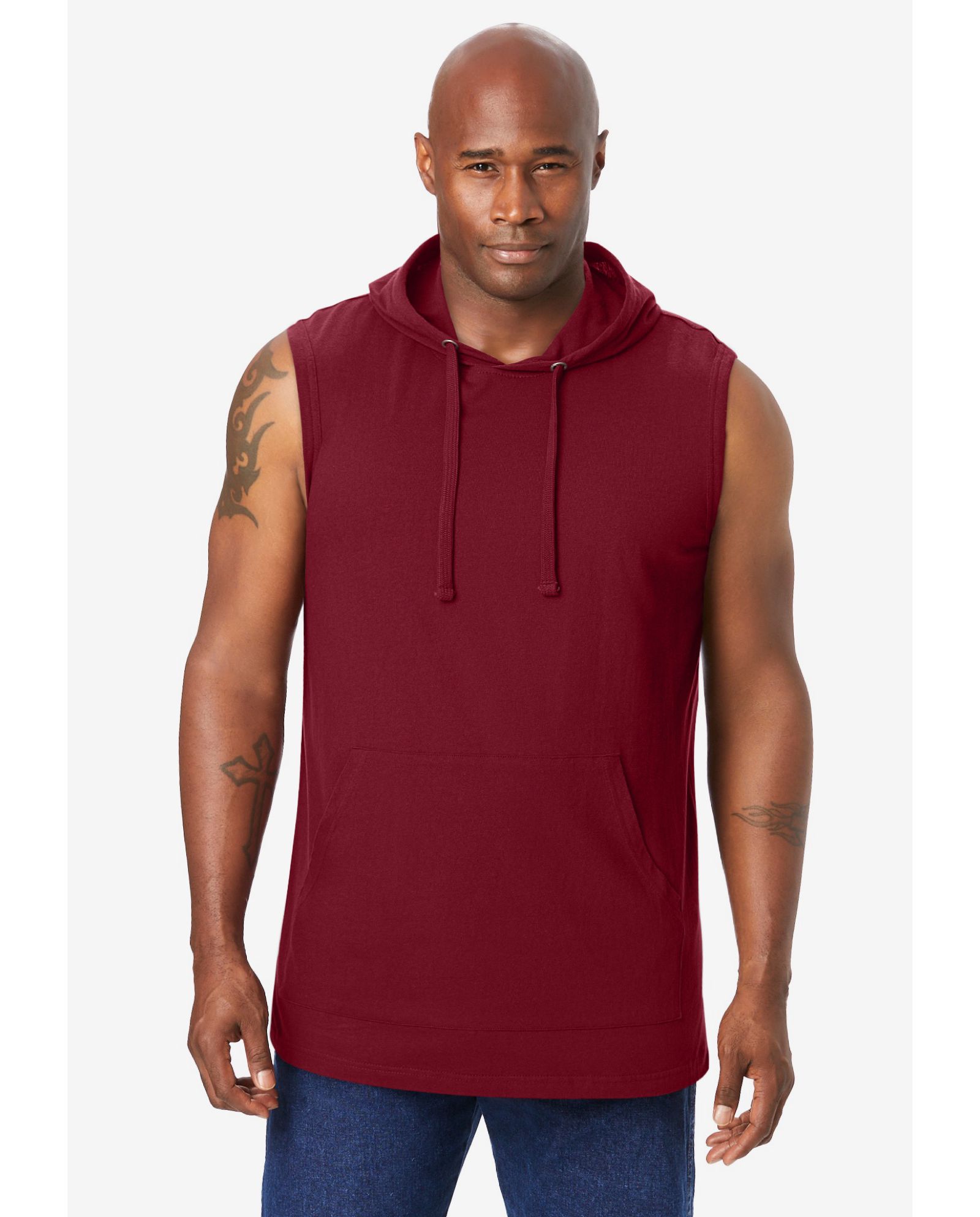 KingSize Tall Lightweight Muscle Hoodie Tee