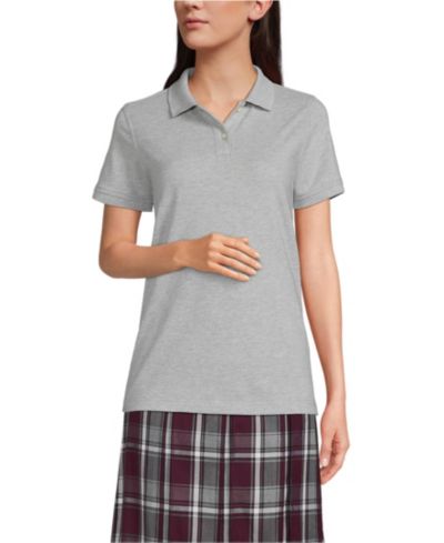 Lands' End Women's Short Sleeve Mesh Polo Shirt