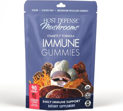 Грибы Host Defense Stamets 7 Gummies, Strawberry, 90 count