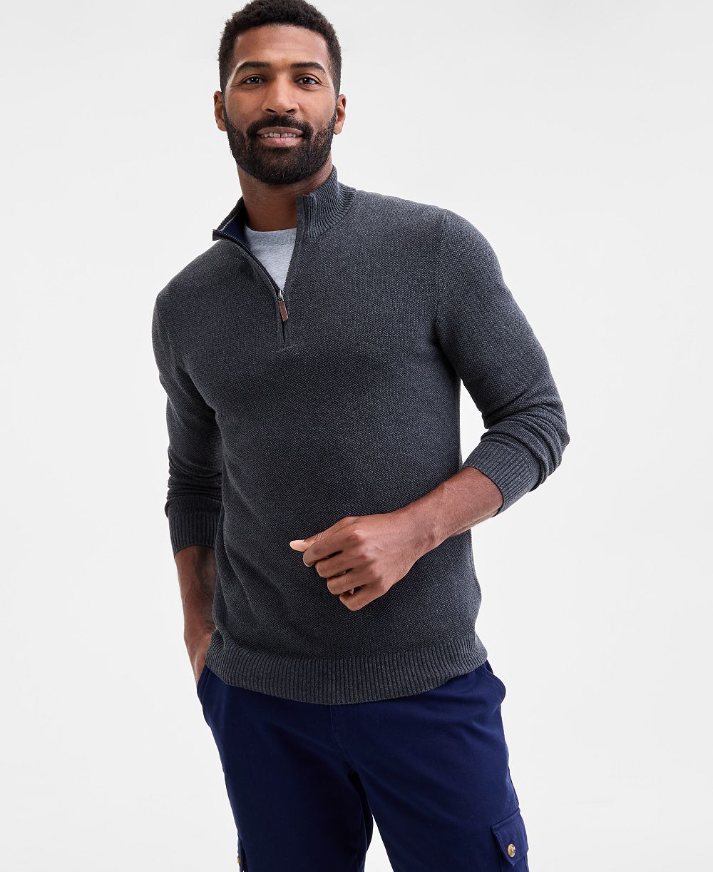 Club Room Men's Quarter-Zip Sweater, Macy's Exclusive
