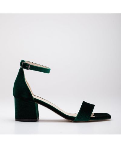 Emerald green velvet