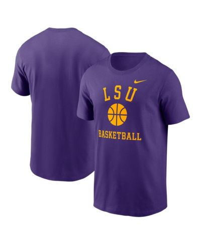 Nike Men's Purple LSU Tigers Basketball Icon T-Shirt