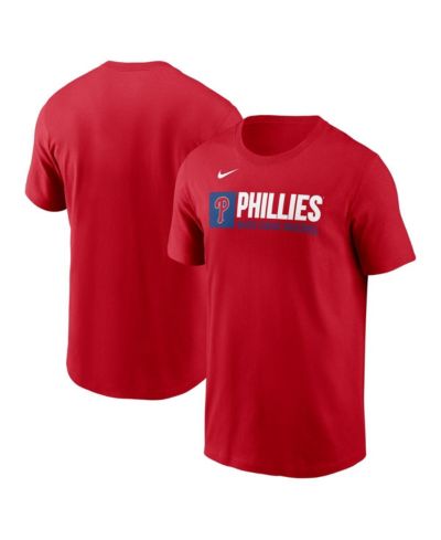 Nike Men's Red Philadelphia Phillies Team Block T-Shirt