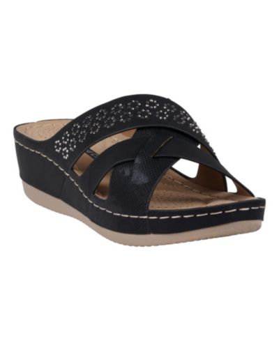 Женские босоножки на каблуке GC Shoes Soraya Strappy Wedge
