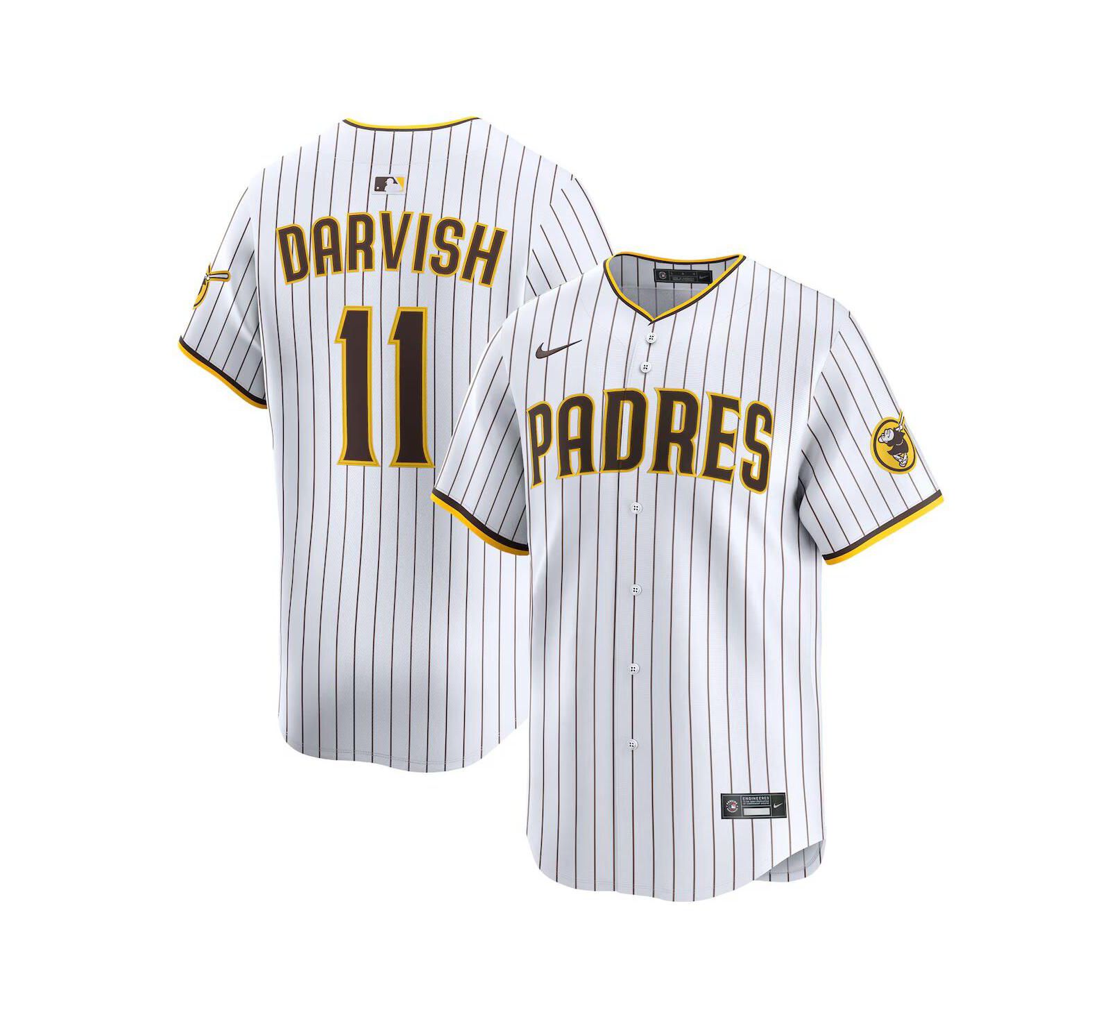 Мужская джерси Nike White San Diego Padres Home Limited Player