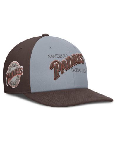 Кепка Nike Men's Gray/Brown San Diego Padres Pro Performance Snapback