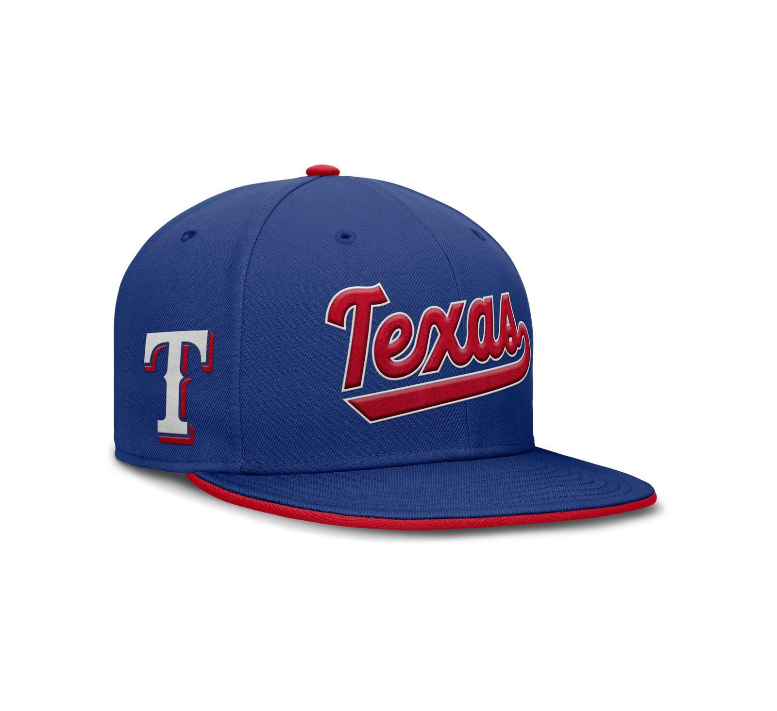 Мужская кепка Nike Royal Texas Rangers True Performance Fitted