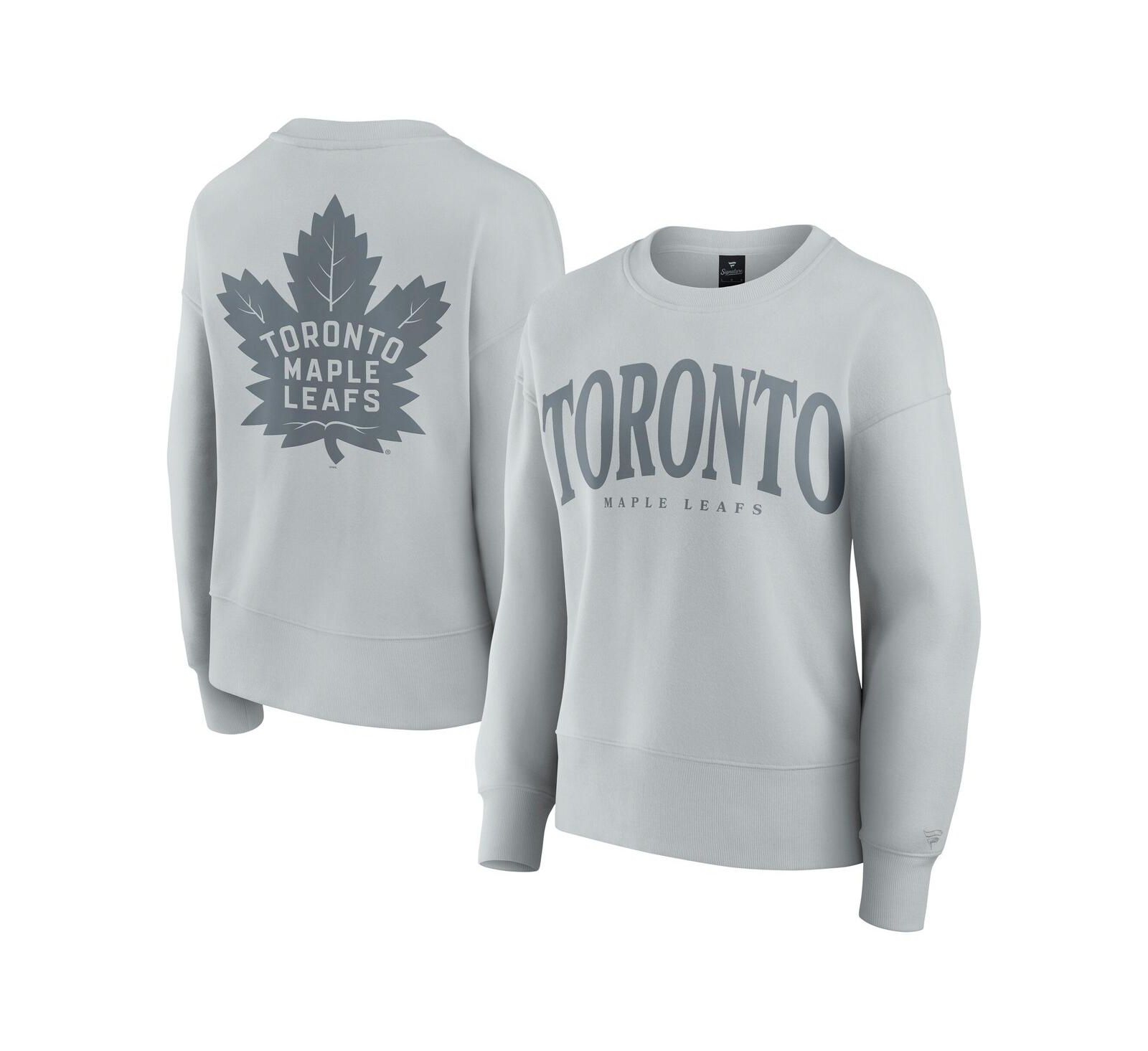 Fanatics Женская серая толстовка Toronto Maple Leaves