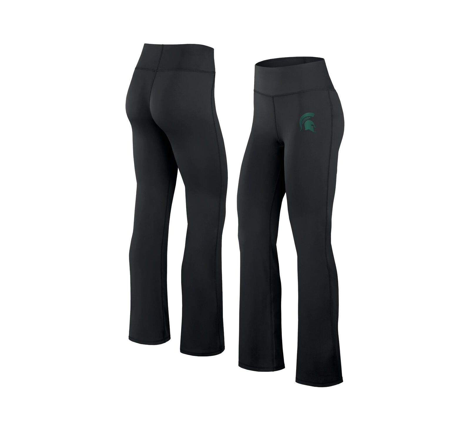 Fanatics Women's Black Michigan State Spartans Training Camp Maxed Out Flare Leggings