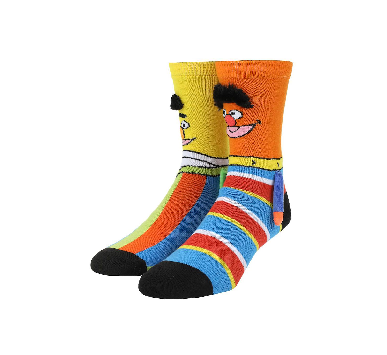 Sesame Street женские повседневные носки с принтом Берта и Эрни, 3D-руки и магнитные ладони
