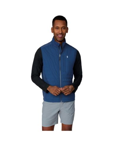 Free Country Men's High Stretch Full Zip Vest